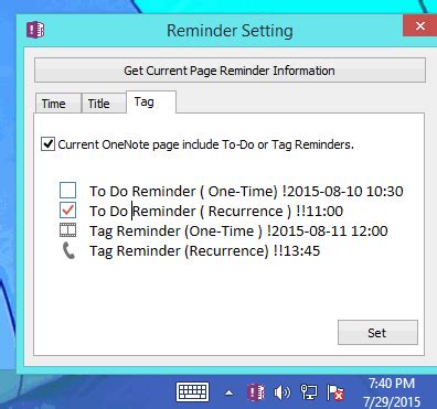 OneNoteGem OneNote Reminder 14.2.0.72